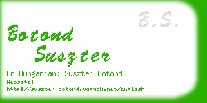 botond suszter business card